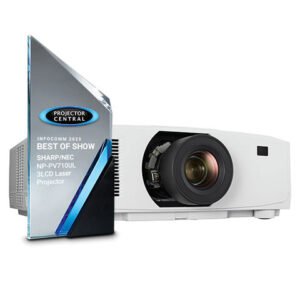 SHARP-NEC NP-PV710UL-W1-13ZL Proyector profesional económico LCD con láser para instalación